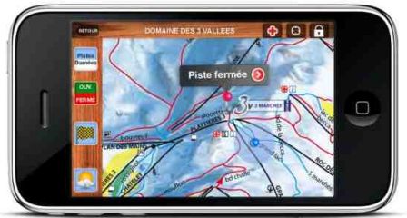 iPhone App voor Trois Vallées